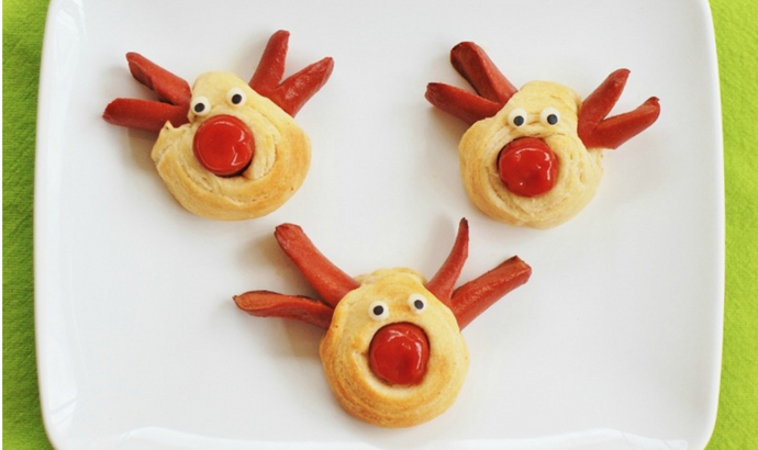 Recipe 9. Christmas Reindeer Hot Dogs