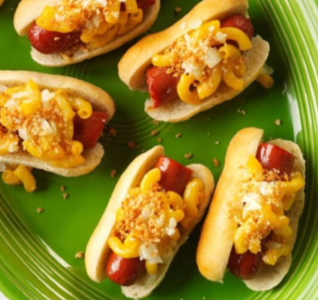 Mini Mac and Cheese Dogs Appetizers