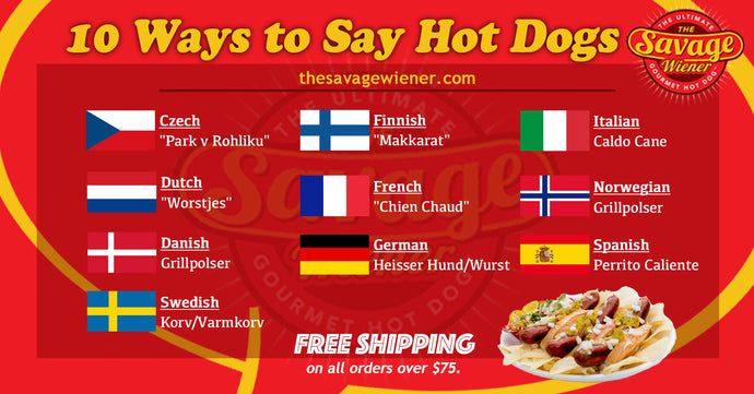 How to Say Hot Dogs in Different Languages