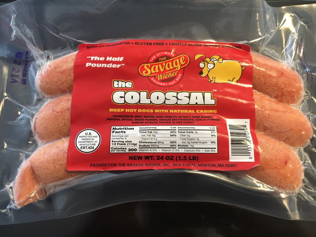 48 Half Pound Colossal Savage Wieners