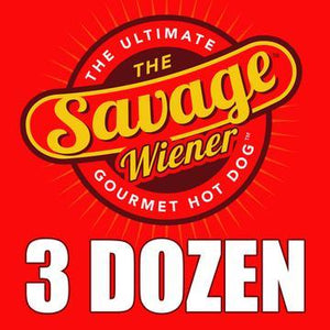 3 Dozen (36 Wieners) Gourmet Hot Dogs